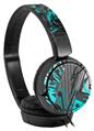 Decal style Skin Wrap for Sony MDR ZX110 Headphones Baja 0032 Neon Teal (HEADPHONES NOT INCLUDED)