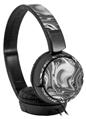Decal style Skin Wrap compatible with Sony MDR ZX110 Headphones Liquid Metal Chrome (HEADPHONES NOT INCLUDED)