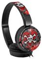 Decal style Skin Wrap for Sony MDR ZX110 Headphones Emo Skull Bones (HEADPHONES NOT INCLUDED)