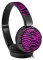 Decal style Skin Wrap for Sony MDR ZX110 Headphones Pink Zebra (HEADPHONES NOT INCLUDED)