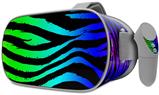 Decal style Skin Wrap compatible with Oculus Go Headset - Rainbow Zebra (OCULUS NOT INCLUDED)