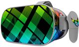 Decal style Skin Wrap compatible with Oculus Go Headset - Rainbow Plaid (OCULUS NOT INCLUDED)