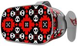Decal style Skin Wrap compatible with Oculus Go Headset - Goth Punk Skulls (OCULUS NOT INCLUDED)