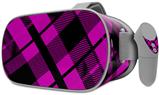 Decal style Skin Wrap compatible with Oculus Go Headset - Pink Plaid (OCULUS NOT INCLUDED)