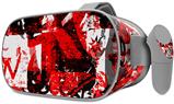 Decal style Skin Wrap compatible with Oculus Go Headset - Red Graffiti (OCULUS NOT INCLUDED)