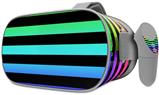 Decal style Skin Wrap compatible with Oculus Go Headset - Stripes Rainbow (OCULUS NOT INCLUDED)