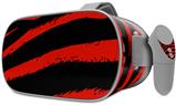 Decal style Skin Wrap compatible with Oculus Go Headset - Zebra Red (OCULUS NOT INCLUDED)