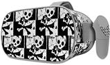 Decal style Skin Wrap compatible with Oculus Go Headset - Skull Checker (OCULUS NOT INCLUDED)