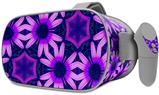 Decal style Skin Wrap compatible with Oculus Go Headset - Daisies Purple (OCULUS NOT INCLUDED)