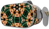 Decal style Skin Wrap compatible with Oculus Go Headset - Floral Pattern Orange (OCULUS NOT INCLUDED)