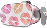 Decal style Skin Wrap compatible with Oculus Go Headset - Pink Orange Lips (OCULUS NOT INCLUDED)