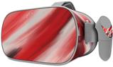 Decal style Skin Wrap compatible with Oculus Go Headset - Paint Blend Red (OCULUS NOT INCLUDED)