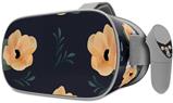 Decal style Skin Wrap compatible with Oculus Go Headset - Poppy Orange Navy (OCULUS NOT INCLUDED)