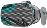 Decal style Skin Wrap compatible with Oculus Go Headset - Baja 0032 Neon Teal (OCULUS NOT INCLUDED)