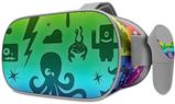 Decal style Skin Wrap compatible with Oculus Go Headset - Cute Rainbow Monsters (OCULUS NOT INCLUDED)