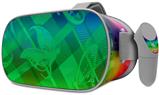 Decal style Skin Wrap compatible with Oculus Go Headset - Rainbow Butterflies (OCULUS NOT INCLUDED)