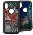 2x Decal style Skin Wrap Set compatible with Otterbox Defender iPhone X and Xs Case - Tissue (CASE NOT INCLUDED)