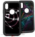 2x Decal style Skin Wrap Set compatible with Otterbox Defender iPhone X and Xs Case - From Space (CASE NOT INCLUDED)