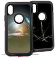 2x Decal style Skin Wrap Set compatible with Otterbox Defender iPhone X and Xs Case - Portal (CASE NOT INCLUDED)