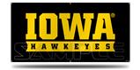 Iowa Hawkeyes 03 Black on Gold Garage Decor Shop Banner 36"x72"