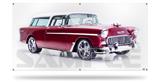 1955 Chevy Nomad 3837 Garage Decor Shop Banner 36"x72"