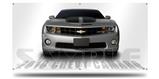 2010 Camaro Silver Garage Decor Shop Banner 36"x72"