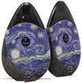 Skin Decal Wrap 2 Pack compatible with Suorin Drop Vincent Van Gogh Starry Night VAPE NOT INCLUDED