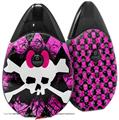 Skin Decal Wrap 2 Pack compatible with Suorin Drop Pink Diamond Skull VAPE NOT INCLUDED