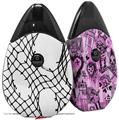 Skin Decal Wrap 2 Pack compatible with Suorin Drop Ripped Fishnets VAPE NOT INCLUDED