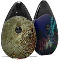 Skin Decal Wrap 2 Pack compatible with Suorin Drop Cartographic VAPE NOT INCLUDED
