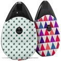 Skin Decal Wrap 2 Pack compatible with Suorin Drop Kearas Daisies Diffuse Glow VAPE NOT INCLUDED