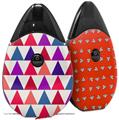 Skin Decal Wrap 2 Pack compatible with Suorin Drop Triangles Berries VAPE NOT INCLUDED