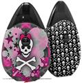 Skin Decal Wrap 2 Pack compatible with Suorin Drop Princess Skull Heart Pink VAPE NOT INCLUDED