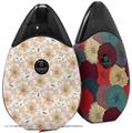 Skin Decal Wrap 2 Pack compatible with Suorin Drop Flowers Pattern 15 VAPE NOT INCLUDED