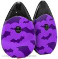 Skin Decal Wrap 2 Pack compatible with Suorin Drop Deathrock Bats Purple VAPE NOT INCLUDED