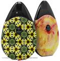 Skin Decal Wrap 2 Pack compatible with Suorin Drop Daisies Yellow VAPE NOT INCLUDED
