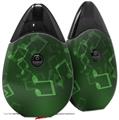 Skin Decal Wrap 2 Pack compatible with Suorin Drop Bokeh Music Green VAPE NOT INCLUDED