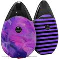 Skin Decal Wrap 2 Pack compatible with Suorin Drop Painting Purple Splash VAPE NOT INCLUDED