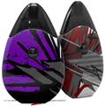 Skin Decal Wrap 2 Pack compatible with Suorin Drop Baja 0040 Purple VAPE NOT INCLUDED