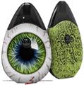 Skin Decal Wrap 2 Pack compatible with Suorin Drop Eyeball Blue Green VAPE NOT INCLUDED