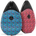 Skin Decal Wrap 2 Pack compatible with Suorin Drop Crabs and Shells Blue Medium VAPE NOT INCLUDED