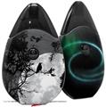 Skin Decal Wrap 2 Pack compatible with Suorin Drop Moon Rise VAPE NOT INCLUDED