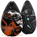 Skin Decal Wrap 2 Pack compatible with Suorin Drop Baja 0003 Burnt Orange VAPE NOT INCLUDED