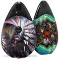 Skin Decal Wrap 2 Pack compatible with Suorin Drop Wide Open VAPE NOT INCLUDED