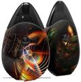 Skin Decal Wrap 2 Pack compatible with Suorin Drop Solar Flares VAPE NOT INCLUDED