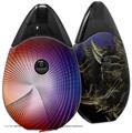 Skin Decal Wrap 2 Pack compatible with Suorin Drop Spiny Fan VAPE NOT INCLUDED