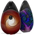 Skin Decal Wrap 2 Pack compatible with Suorin Drop SpineSpin VAPE NOT INCLUDED