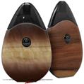 Skin Decal Wrap 2 Pack compatible with Suorin Drop Exotic Wood Beeswing Eucalyptus Burst Dark Mocha VAPE NOT INCLUDED
