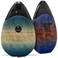 Skin Decal Wrap 2 Pack compatible with Suorin Drop Exotic Wood Beeswing Eucalyptus Burst Deep Blue VAPE NOT INCLUDED