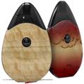 Skin Decal Wrap 2 Pack compatible with Suorin Drop Exotic Wood Beeswing Eucalyptus VAPE NOT INCLUDED